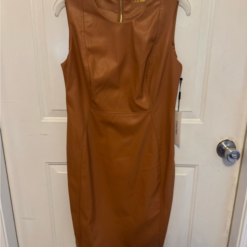 Calvin Klein Women's Brown Mini Dress